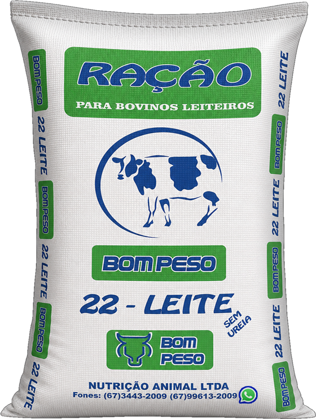 Ração Bom Peso 22 Leite (Sem uréia)